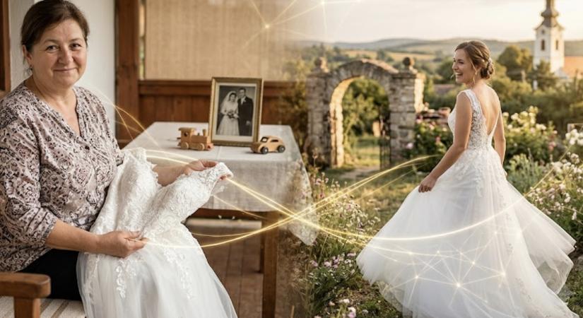Ingyenesen felajánlotta esküvői ruháját egy rászoruló menyasszonynak egy magyar édesanya