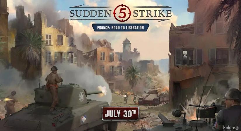 A hónap végén érkezik a Sudden Strike 5 – France: Road to Liberation kiegészítő, benne hat új küldetés
