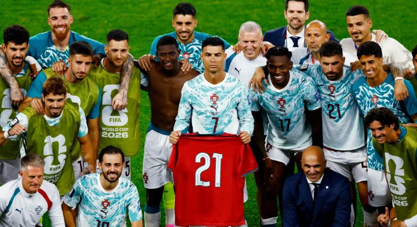 Diogo Jotára emlékeztek Cristiano Ronaldóék a horvátok legyőzése után