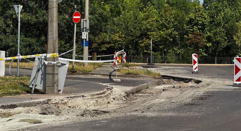 Ezt minden miskolcinak tudnia kell! - Ez az útszakasz lényegében teljesen le van zárva és nagyot kell kerülni, ha elnézed