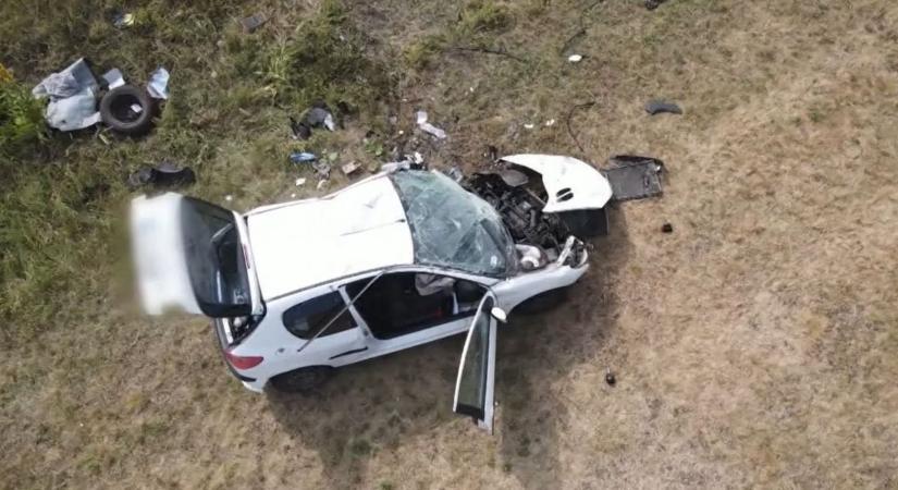 Esélye sem volt elkerülni a vétlen sofőrnek a halálos balesetet a 3-ason - videóval