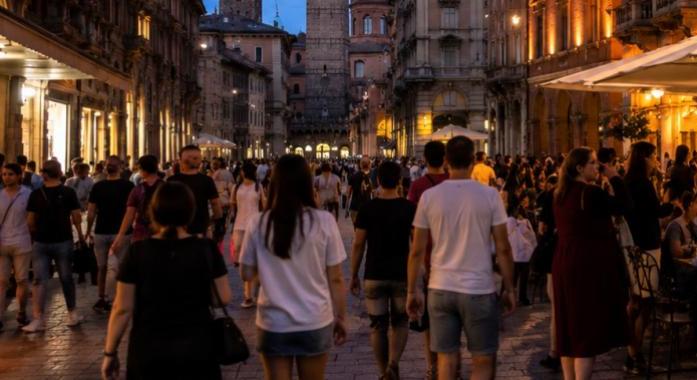 Egy nyári este Bolognában – amikor a város csak tíz óra után telik meg élettel