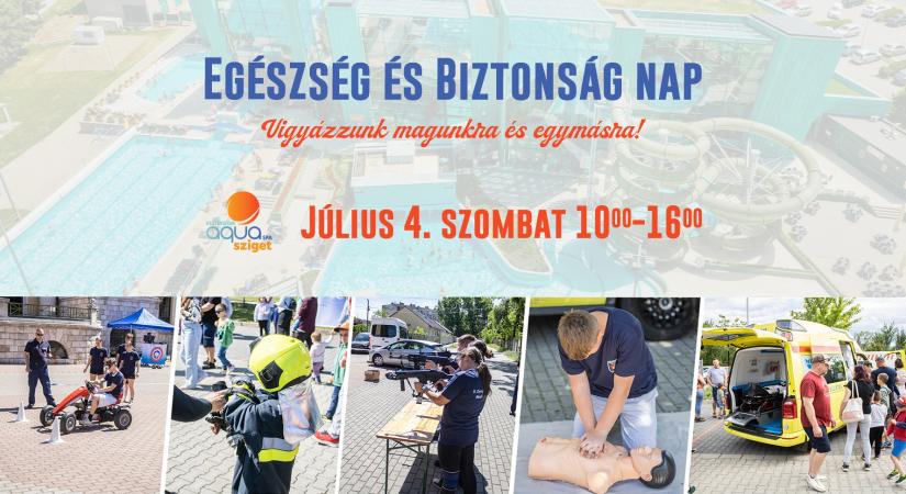 Egészség és Biztonság Napot rendeznek az Aquaszigeten