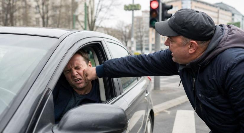 Döbbenetes utcai balhé a zalai városban – benyúlt az autóba és fejbe ütötte a sofőrt