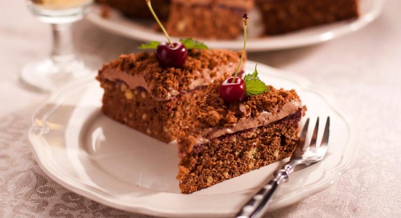 Ez a mentás-meggyes sütemény recept lesz az új kedvenced