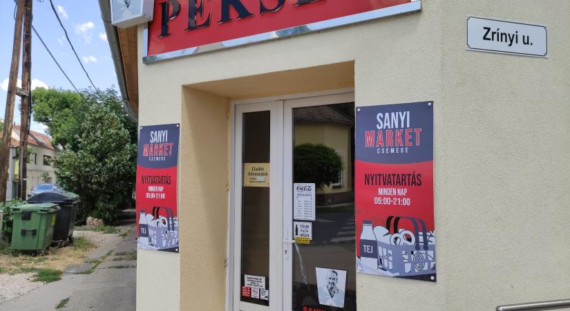 Már nem bűnügyi helyszín a Sanyi Pékség