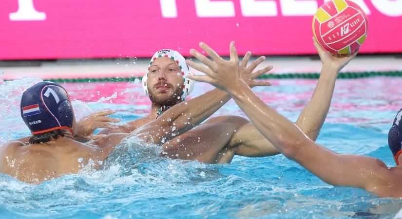 Kilenc góllal legyőzte Hollandiát a magyar férfi vízilabda-válogatott