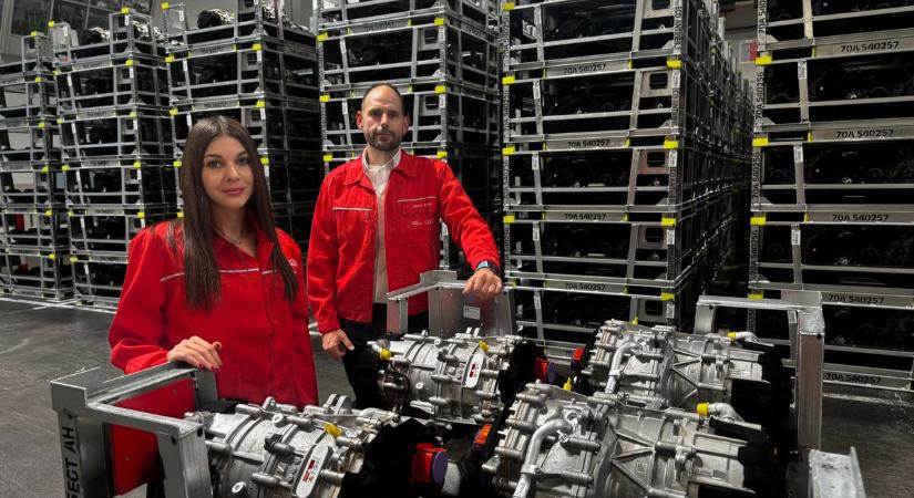 Így indult el az Audiban az új e-motor gyártása - Ők vitték véghez a nagy projektet Győrben - videó, fotók