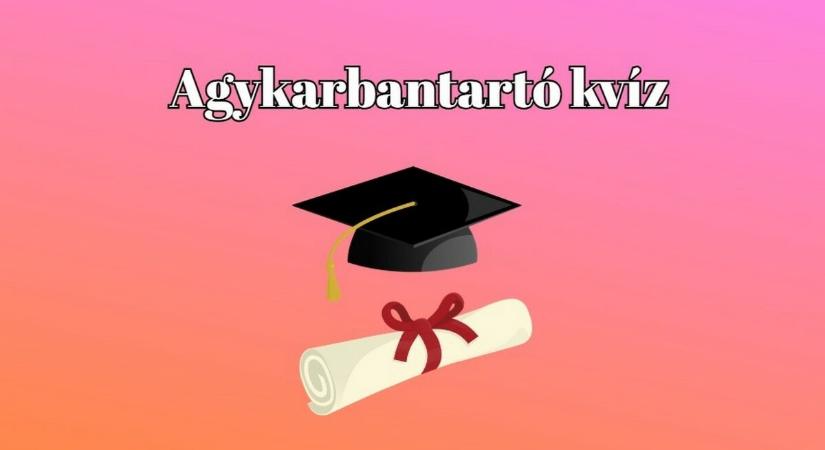 Ebben a frissen készült zsenimágnesben tesztelheted, mennyire sokrétű a tudásod - Napi kvíz