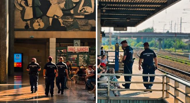 A Debreceni Nagyállomás és a Petőfi tér környékét ellenőrizték a rendőrök