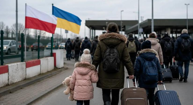 Szigorított Lengyelország az ukrán menekültek támogatásán