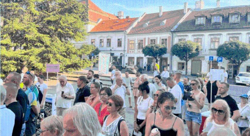 „Zöldet irtani ma már nem szexi” – Forró nyár Veszprémben: utcára vonultak a civilek az Aranyosvölgyért