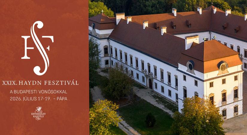 Július közepén rendezik meg a 29. Haydn Fesztivált Pápán