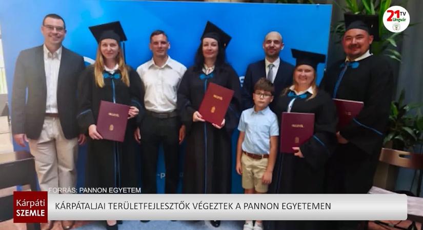 Kárpátaljai területfejlesztők végeztek a Pannon Egyetemen (videó)