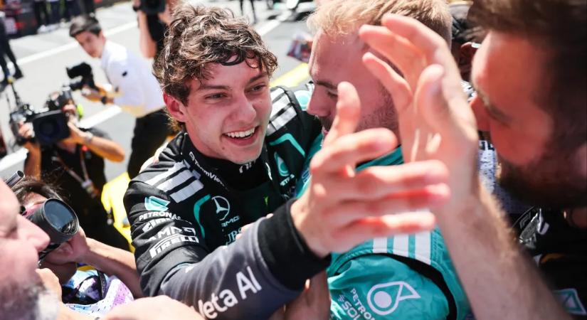 Antonelli a brit sprintfutam után az időmérőt is behúzta