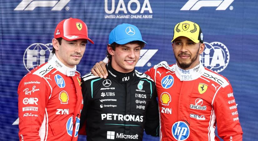 Kimi Antonellié a pole pozíció Silverstone-ban