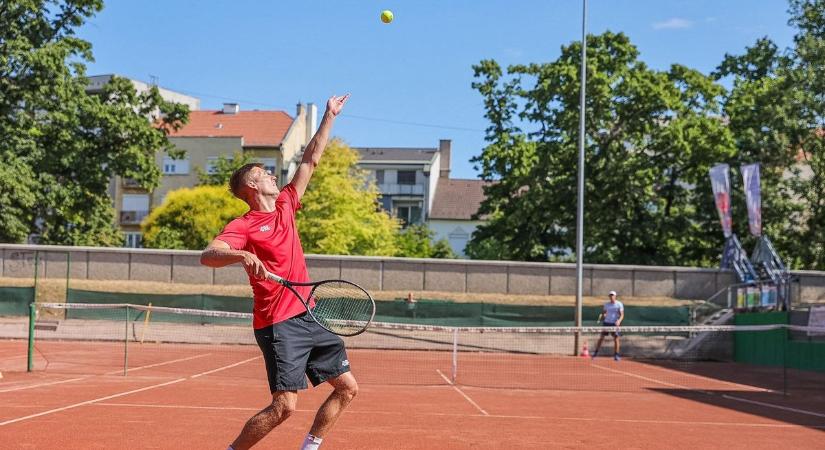 Tenisz szuperliga Győrben - Nehéz helyzetben a címvédő - fotók