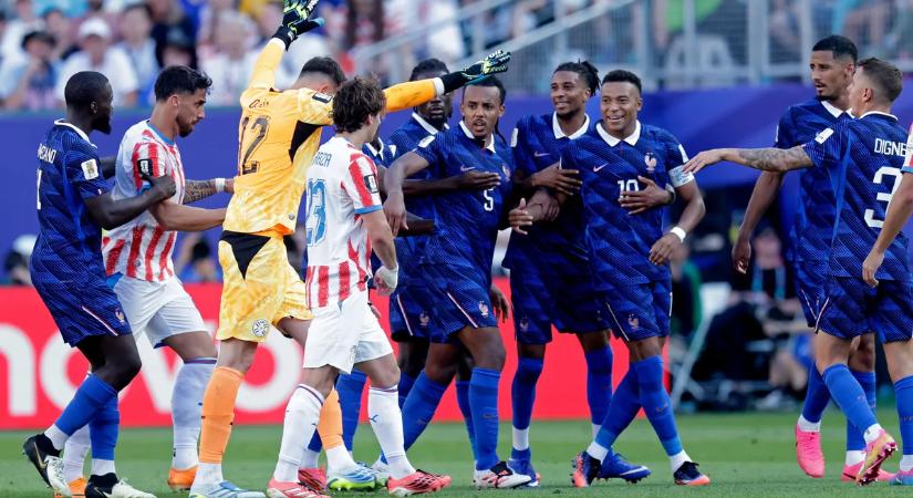 Mbappé nem kegyelmezett – a paraguayiak piszkos trükkjei sem állították meg a franciákat
