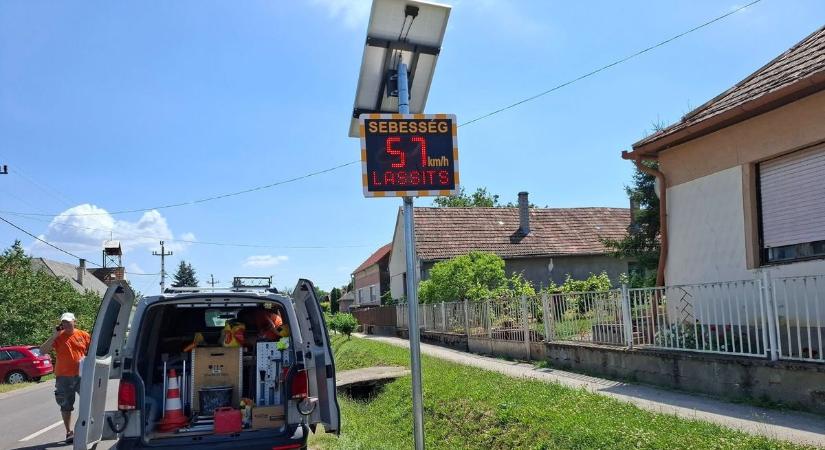 Itt ér véget a száguldozás: új sebességmérő berendezések kerültek kihelyezésre!