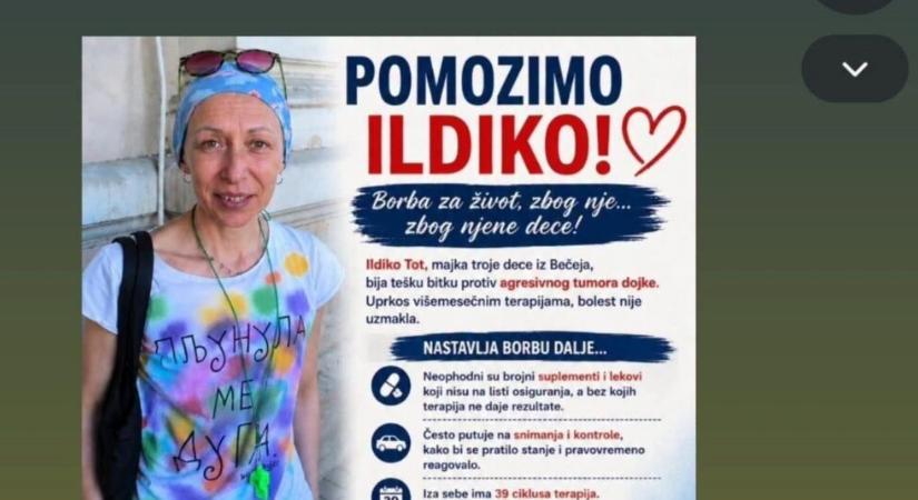 Segítsünk Tóth Ildikónak!