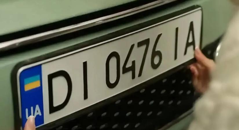 Már online is választható egyedi rendszám Ukrajnában