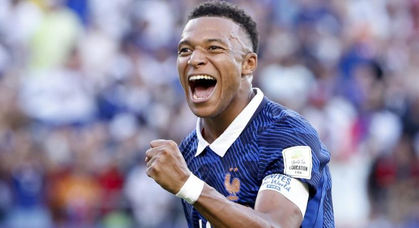Kylian Mbappé történelmi tempóban rugdossa a gólokat a világbajnokságon