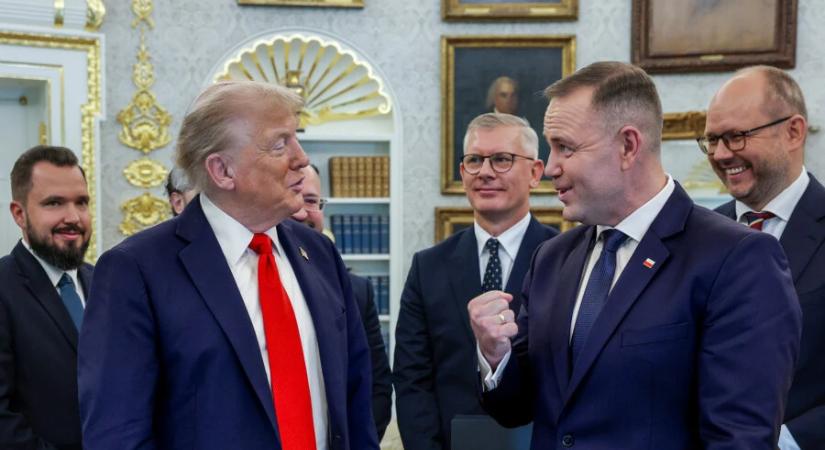A Trumppal való találkozót követően Nawrocki „zöld utat” adott az amerikai csapatok lengyelországi jelenlétének