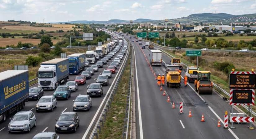 Figyelem, autósok! Súlyos torlódások alakultak ki az M1-es autópályán – mutatjuk, hol a legrosszabb a helyzet