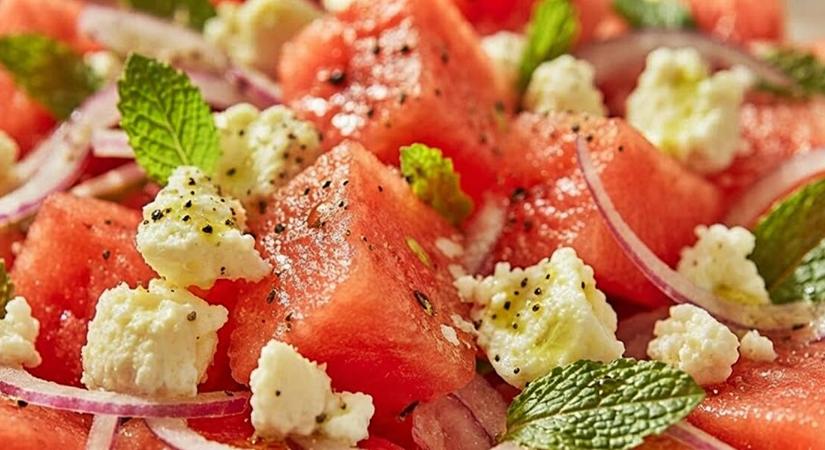 Görögdinnye-feta saláta: a nyár legfrissítőbb ízkavalkádja