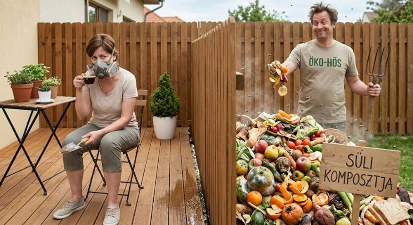Büdös a szomszéd komposztja? Így lesz a zöld megoldásból barna konfliktus