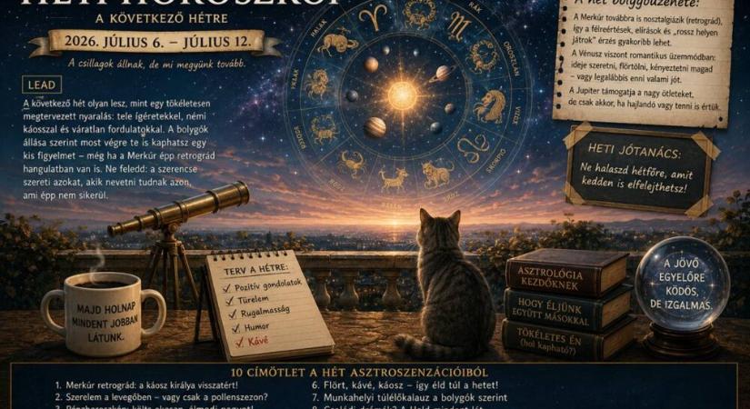 Heti horoszkóp: szerelem, pénz, főnökök – mindenki kap valamit