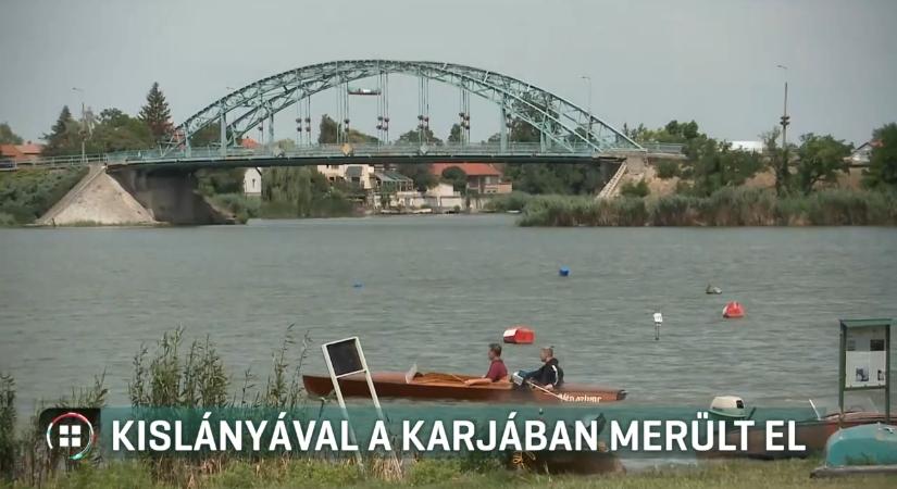 Kislányával a karján merült el a Dunában az apa, csak a gyereket tudták megmenteni
