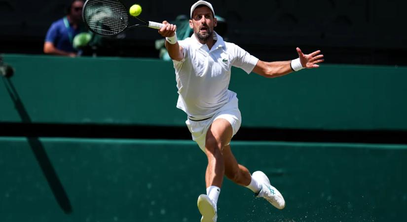 Szafiullin legyőzésével Djokovics az első negyeddöntős Wimbledonban