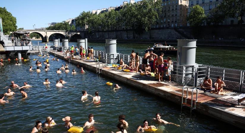 Fürdőparadicsom lett a szennyvízcsatornából, Egy évszázados tilalom után újra lehet úszkálni a Szajnában