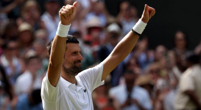 Novak Djokovic 39 évesen írt történelmet Wimbledonban