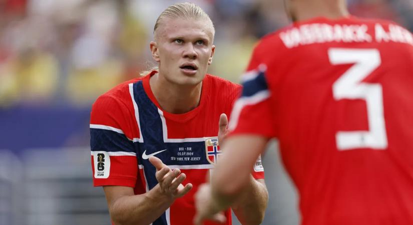 Egyet fejjel, egyet átlövésből – videókon, ahogy Erling Haaland hazaküldte Brazíliát