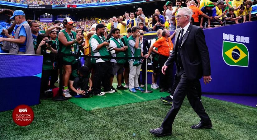 Carlo Ancelotti az elmúlt 36 év legrosszabb vb-szereplése ellenére megdicsérte a brazil válogatottat