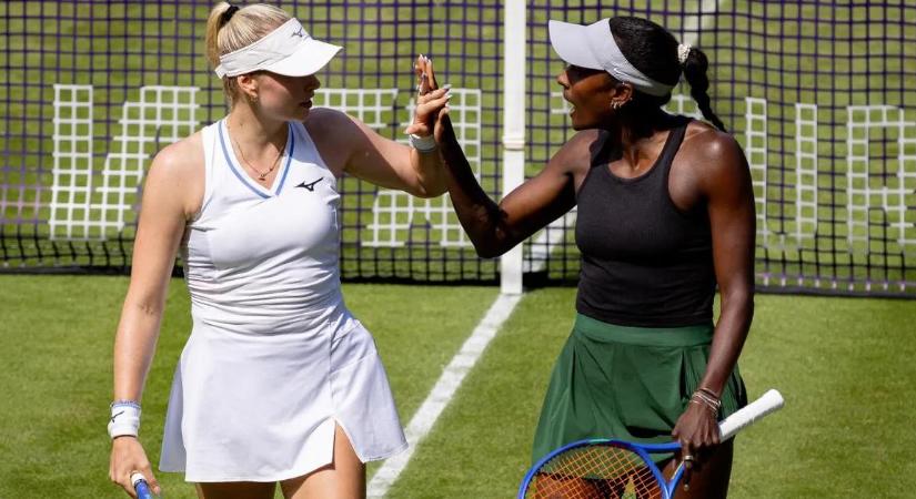 Bravúros továbbjutás Wimbledonban: Stollárék magabiztos játékkal jutottak a legjobb 16 közé