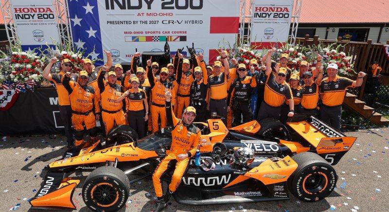 IndyCar: O’Ward vezetésével először aratott kettős győzelmet az Arrow McLaren – videó!