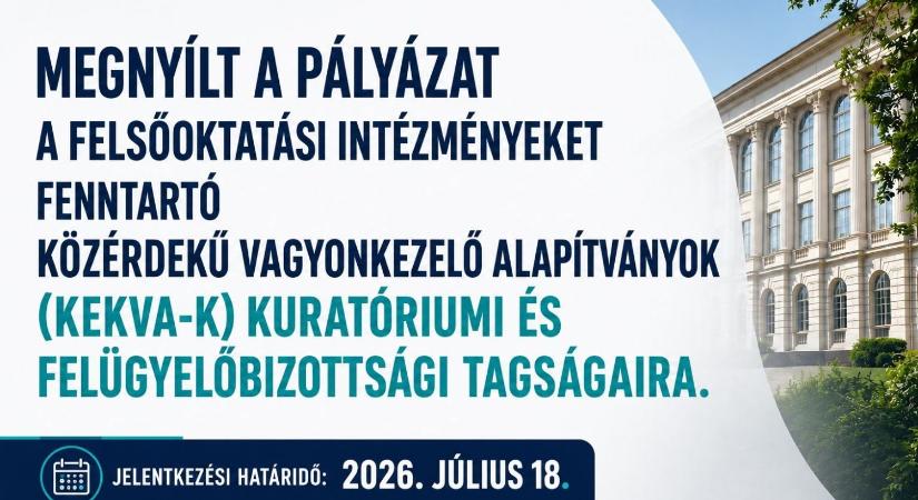 Megnyílt a pályázat az orvosegyetemeket fenntartó alapítványoknál is