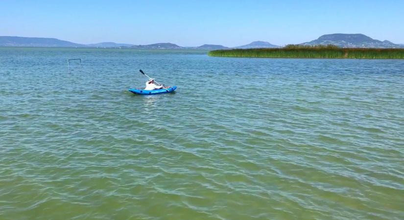 Új sziget keletkezett a Balaton vizében, már nevet is kapott