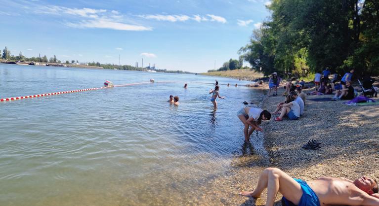 Ukrán invázió a Duna albertfalvai szabadstrandján, majd a legnagyobb magyar is megérkezett