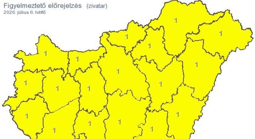 Riasztás Zalában! Még nem volt elég a zivatarokból?
