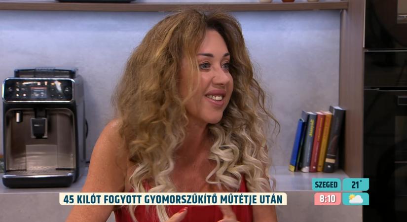Tóth Ildikó a gyomorszűkítő műtétje után is imád főzni