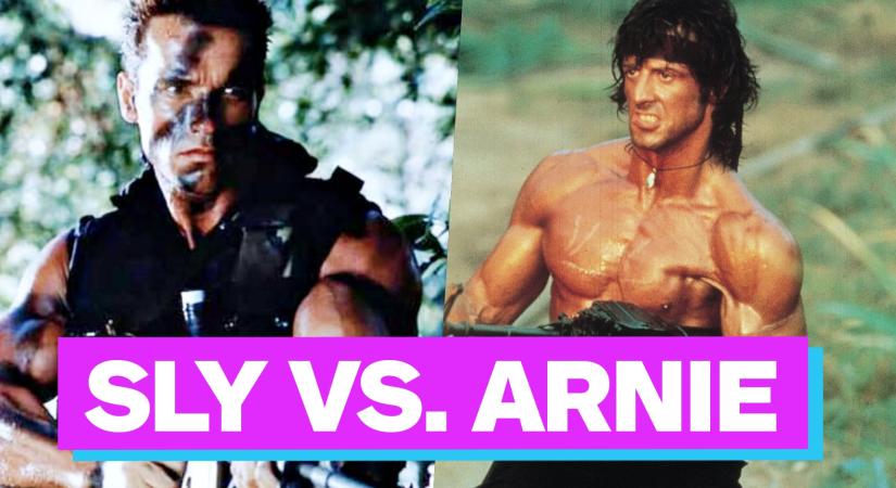 [VIDEÓ] Stallone vs. Schwarzenegger: Így lettek ellenségekből barátok