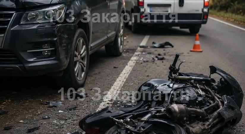 Motor és terepjáró ütközött Huszt közelében, meghalt egy fiatal férfi