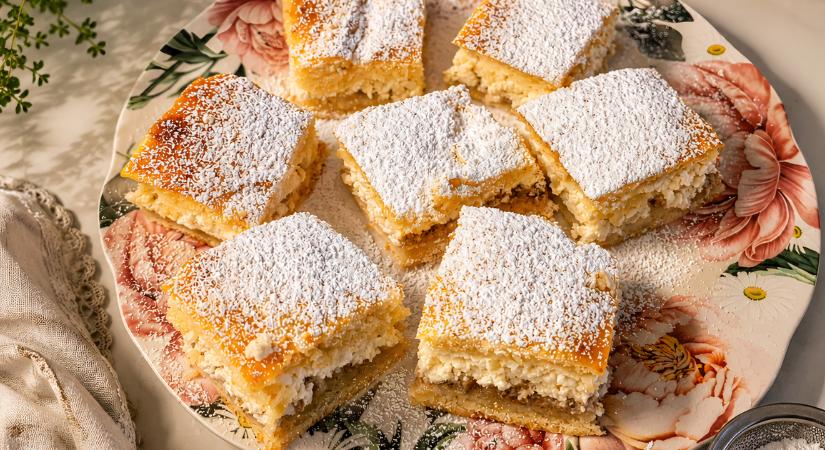 Omlós, habos túrós pite recept: diósan készül a klasszikus sütemény