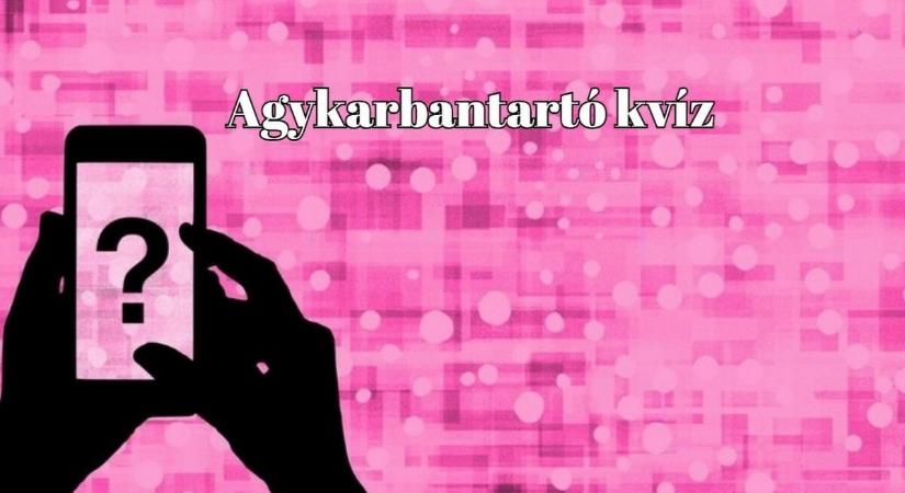 Agykarbantartó kvíz - Csak a zsenik tudnak a kérdések 80 százalékára helyesen válaszolni