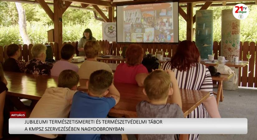 Aktuális (2026.07.06) - 25. Természetismereti és természetvédelmi tábor a KMPSZ szervezésében (videó)
