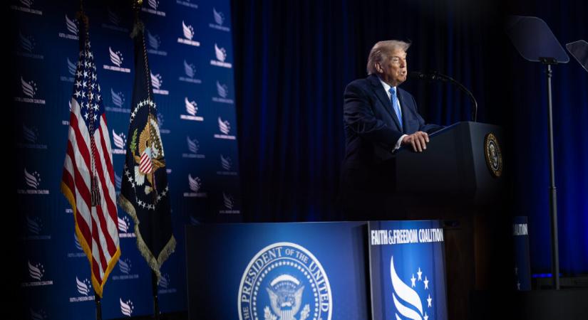 Váratlan üzenetet kapott Donald Trump, és nem is akárhonnan
